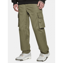 lässige Dropsize Herren Jeans Khaki