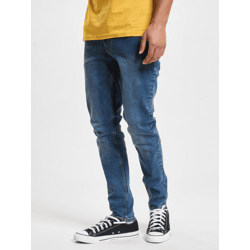 moderne Denim Project Herren Jeans Skinny Fit Stretch mit Baumwolle Blau