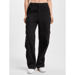 lässige DEF Damen Jeans mit Baumwolle Schwarz