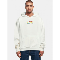 lässiger Merchcode Herren Hoodie 460 g/m² mit Baumwolle Weiß