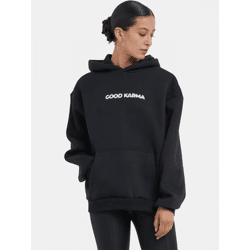 bequemer Miss Tee Damen Hoodie 330 g/m² mit Baumwolle Schwarz