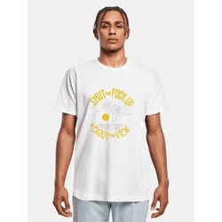 lässiges Mister Tee Herren T-Shirt 200 g/m² mit Baumwolle Weiß
