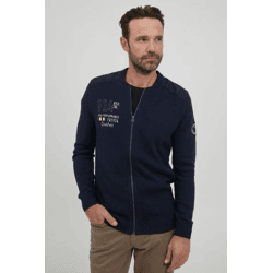 klassische FQ1924 FQErland Herren Zip-Jacke mit Stehkragen Jacke 21900122-ME-193923 Blau