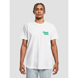 modernes Mister Tee Herren T-Shirt 200 g/m² mit Baumwolle Weiß