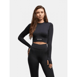 bequemes PEGADOR Damen Sweatshirt Stretch 210 g/m² Schwarz