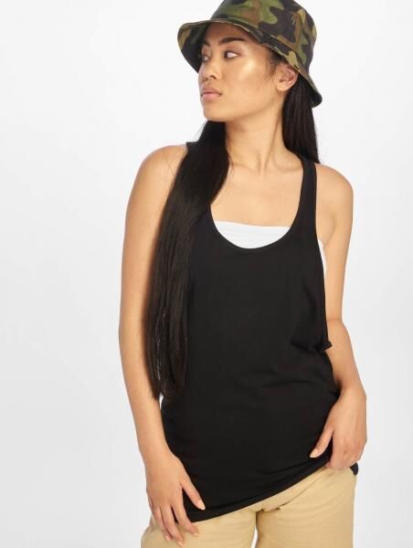 modernes Urban Classics Damen T-Shirt 140 g/m&sup2; mit Baumwolle Schwarz