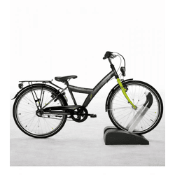 Mobiler BikeClip Essential Fahrrad-Ständer Fahrradhalterung zum freistehenden Abstellen von Fahrrädern Rad-Ständer 48,5x36x24cm Anthrazit