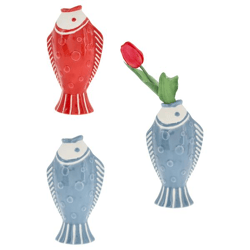 Vase, Fisch, mittel, 2/s, ca. 10x19cm