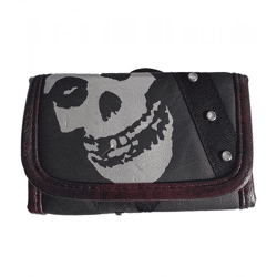 Misfits Stylish Band Wallet with Skull Motif GW108443MIS Black/White