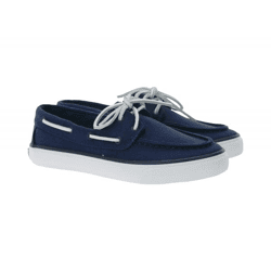 SPERRY Bahama 2.0 Canvas Boots-Schuhe nachhaltige Damen Freizeit-Schuhe mit Memory-Schaum Sohle STS88706 Navy