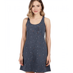 ALIFE AND KICKIN CamyAK B Damen Mini-Kleid gepunktetes Baumwoll-Kleid Sommer-Kleid 42548259 Navy