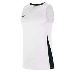 NIKE Team Fitness Damen Tank-Top mit DryFit Sport-Shirt Trainings-Shirt NT0211-100 Weiß/Schwarz