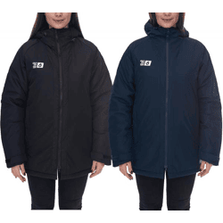 Outfitter OCEAN FABRICS TAHI Damen nachhaltige Winter-Jacke mit verstellbarer Kapuze Herbst-Jacke OUT-W-1035-OTW in Dunkelblau oder Schwarz