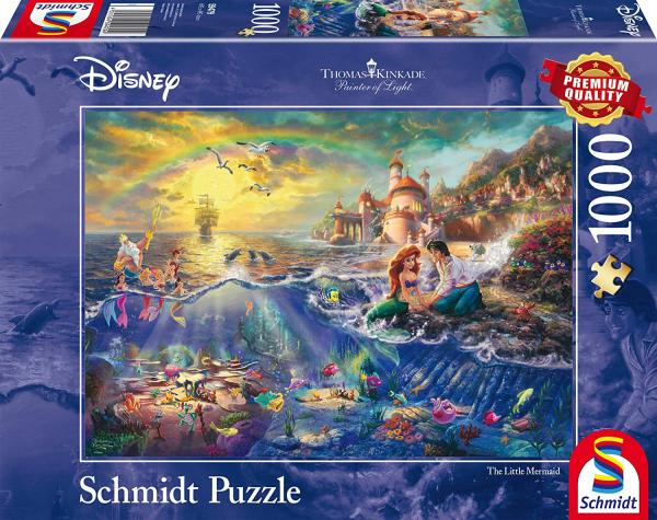 Disney, Arielle - 1000 Teile Puzzle (Thomas Kinkade)