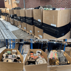 Mixpallet magazijn opruiming