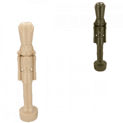 Statue Nussknacker Sand/Grün 24 cm 2 Stück sortiert