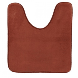 Toilettenvorleger terracotta Mikrofaser 45 x 50 cm