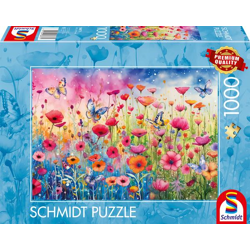 Mohnblumenwiese - Standard 1000 Teile Puzzle