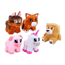 Pixel Design Mix Plüschfigur - 5-fach sortiert - 32 cm