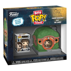 Funko 83685 - Bitty Pop! Towns - Lord of the Rings Frodo & Shire