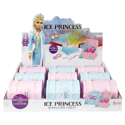 Toi Toys - ICE PRINCESS Schmuck in Schatzkiste mit Licht und Sound