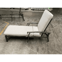 Outdoor Garden Set: 3-Piece Aluminum Deck Chair Set
