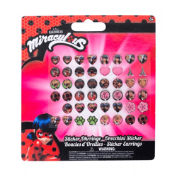Miraculous - Stickerohrringe auf backercard