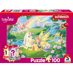 Schleich Bayala - Magische Einhörner - 100 Teile Puzzle mit Add-on