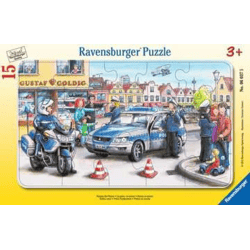 Einsatz der Polizei - Rahmenpuzzle - 15 Teile