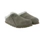 BIRKENSTOCK Zermatt Unisex Hausschuhe Echtleder mit Fellfutter Made in Germany normale Breite 1023099 Grau
