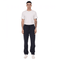 MAUI SPORTS Herren Fleece-Hose Freizeit-Jogger Homewear Oeko-Tex 100 zertifiziert 9087474 Blau