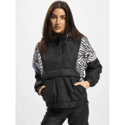 funktionale Urban Classics Damen Jacke Reißverschluss Kapuze 68 g/m² Schwarz
