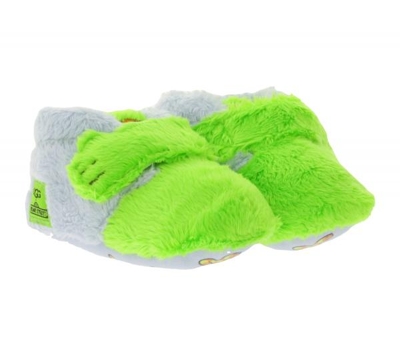 Ugg X Sesame Street Baby Children's Slippers with Oscar the Grouch Print, Crawling Shoes 1147211I Green/Gray