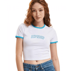 Rip N Dip Team Spirit Kurzes Ringer-T-Shirt weiß