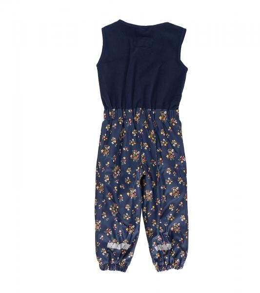 Kinder Regenhose mit reflektierenden Streifen Thermo-Latzhose für Jungen und Mädchen mit Blumen Muster Matsch-Hose Buddelhose 903967 Dunk