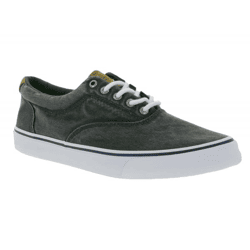 SPERRY Bahama Striper II Cvo Herren Canvas-Sneaker mit Wave-Siping-Technologie STS22513 Washed Schwarz