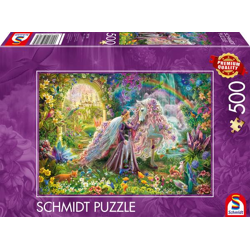 Traumreise mit Einhorn - Standard 500 Teile Puzzle