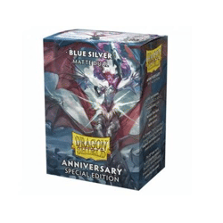 Dragon Shield Standard Matte Dual Sleeves - Special Edition - Blue Silver (100 Sleeves)