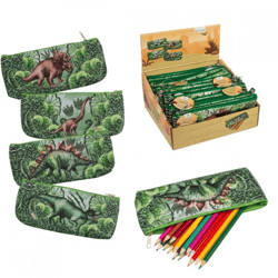 Out of the Blue Dinosaur Pouch, 21 cm, 4 assorted colors