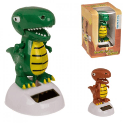 Out of the Blue – bewegliche Dinosaurierfigur, Solar, 10 cm, 2er-Set, sortiert