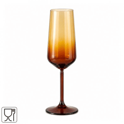 Boltze Sektglas Mowine braun 22,5 cm