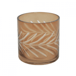 Countryfield Teelichthalter Vesta amber 10 cm