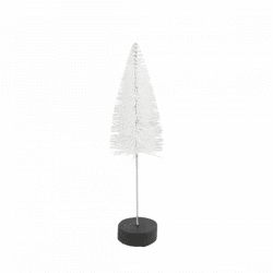 Countryfield Christmas tree on base Glitter white 20 cm