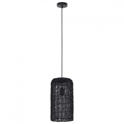 PTMD Hängeleuchte Idris schwarz 41 cm