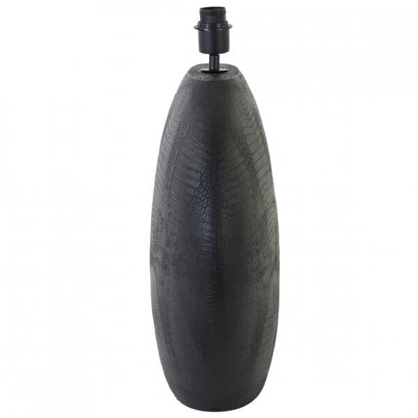 Light & Living Skeld Lamp Base, EU Plug, Black, 57 cm