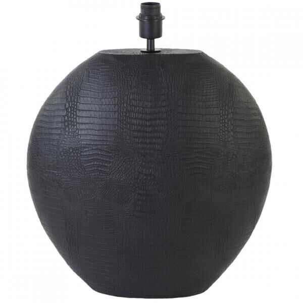 Light & Living Skeld Lamp Base, EU Plug, Black, 57 cm