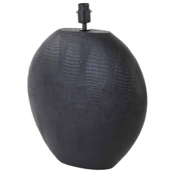 Light & Living Skeld Lamp Base, EU Plug, Black, 57 cm