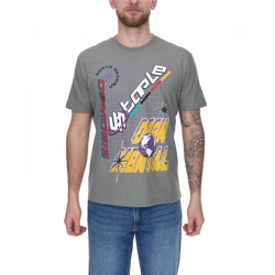 STAPLE Addison Herren T-Shirt modisches Baumwoll-Shirt mit großem Front-Print 