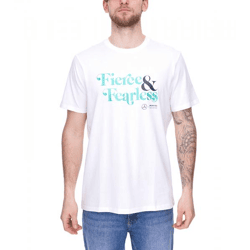 Mercedes-Benz AMG Petronas F1 Fierce and Fearless Graphic Herren T-Shirt Baumwoll-Shirt 701222348 002 Weiß