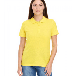 ELEVATE Helios Damen Polo-Shirt Baumwolle Polo-Hemd Pique-Strick 180 g/m² 3810710 Gelb